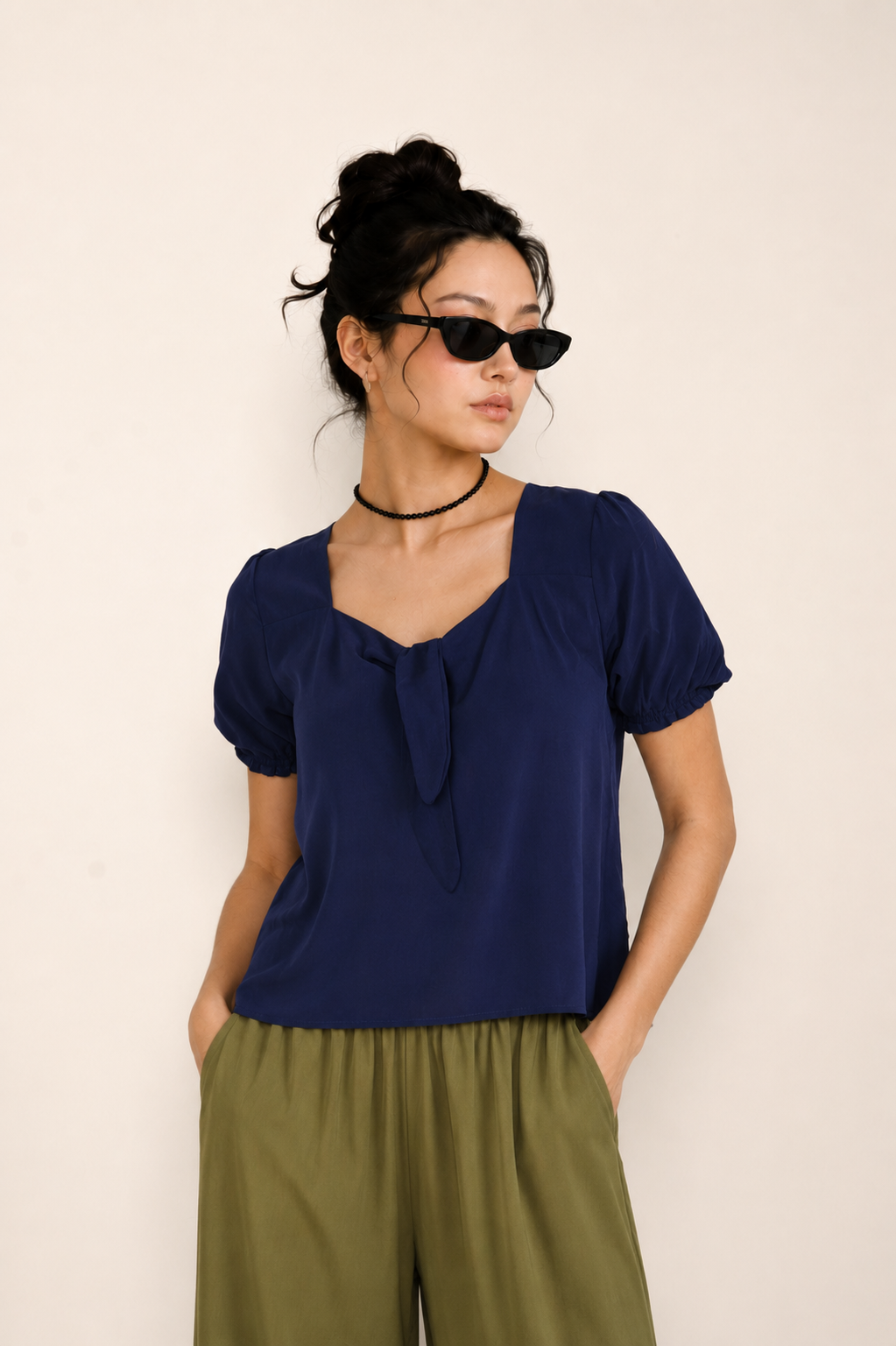 Blusa con Moño L53