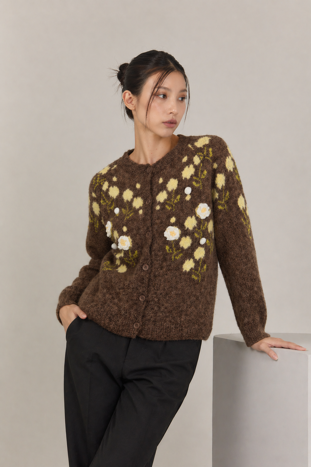 Cardigan Flor 001